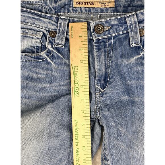 Big Star Casey K Jeans Women's Size 30XL Medium Light Wash Made In USA Denim - Picture 5 of 10